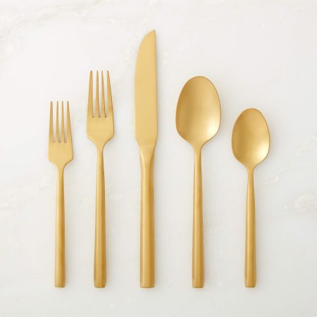  gold flatware