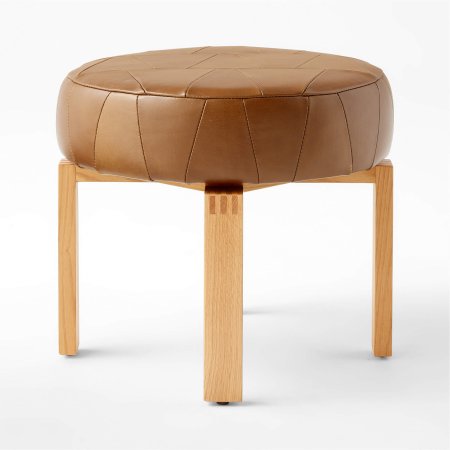  leather stool