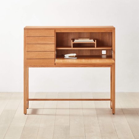  oak wood secretary desk