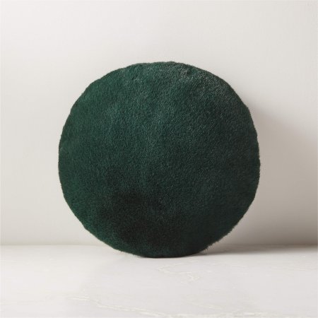  green throw pillow