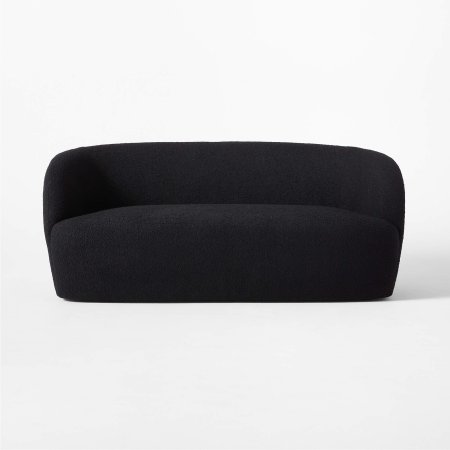  black loveseat