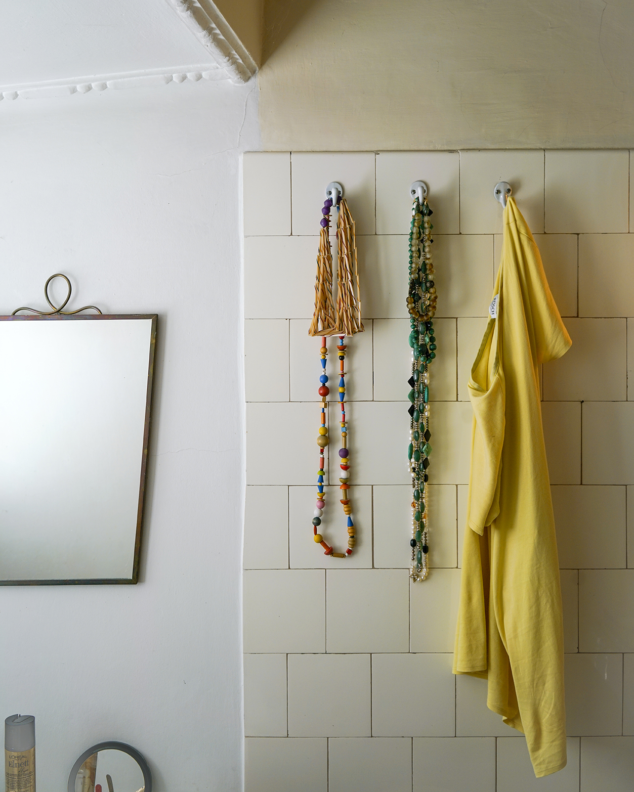 jewelry hanging on hooks