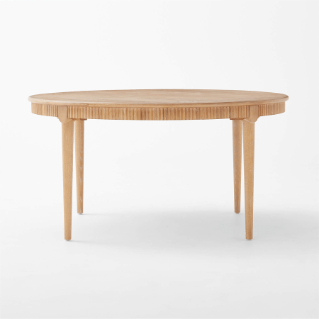  Providence Round Cerused Oak Dining Table