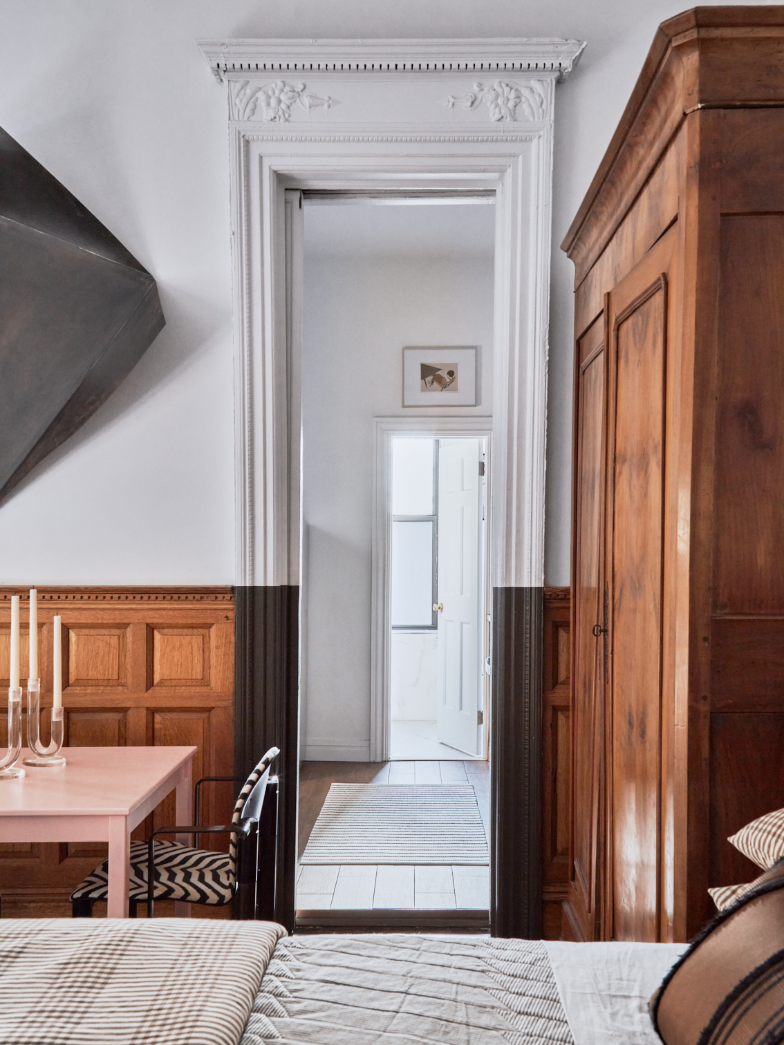 view into kitchen