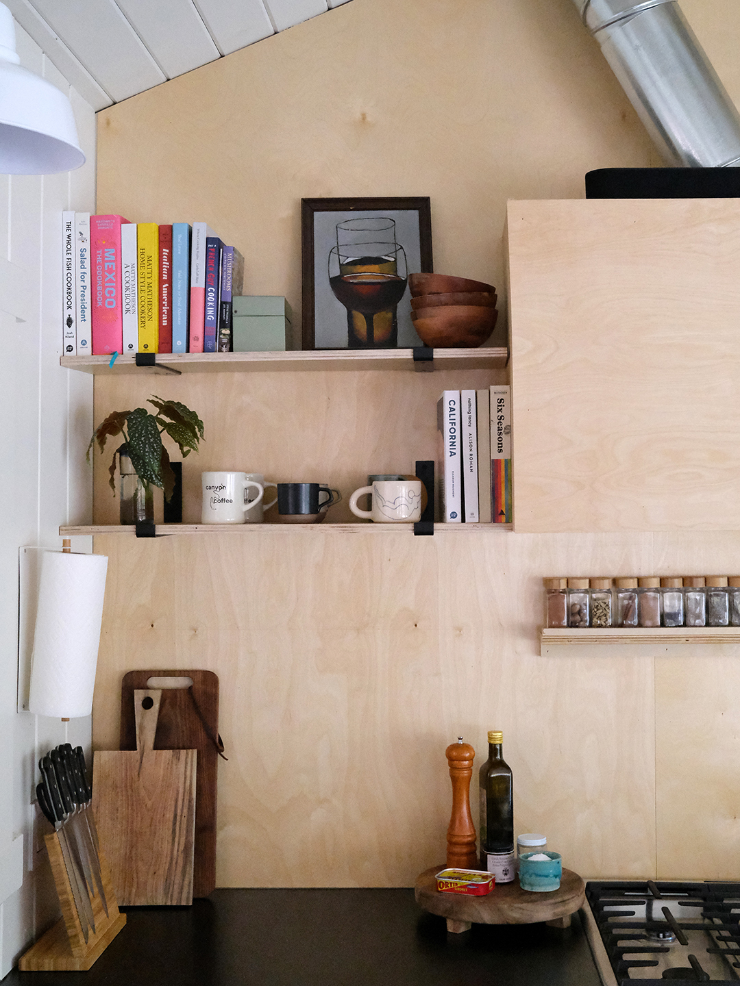 plywood kitchen