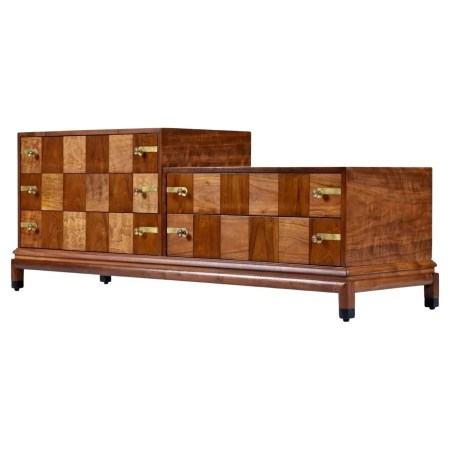  checkered credenza