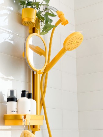 yellow showerhead