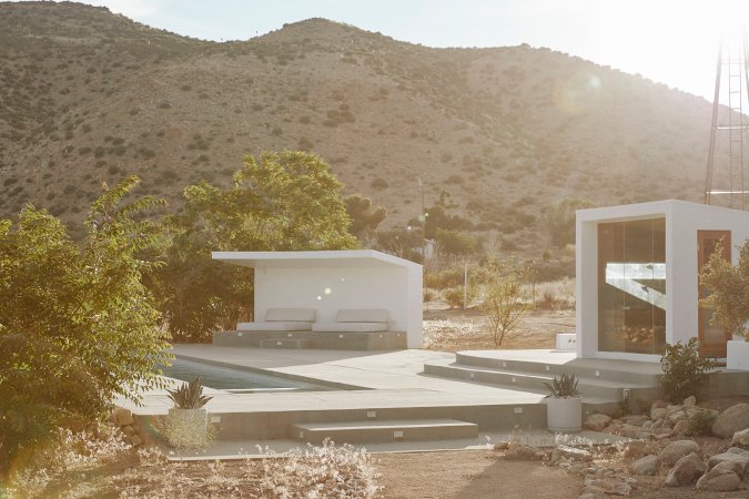 pool at desert house