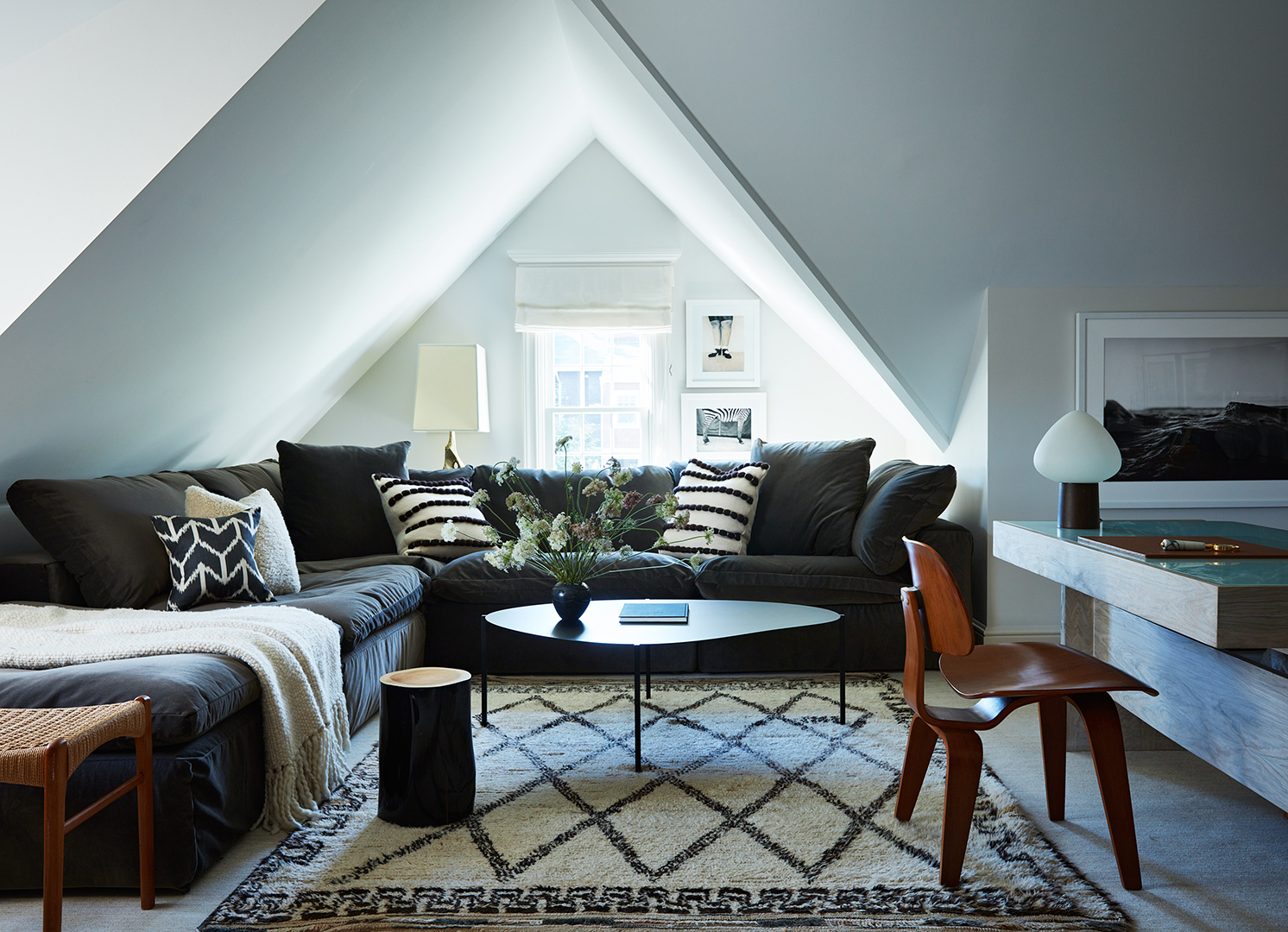 attic sofa living rom