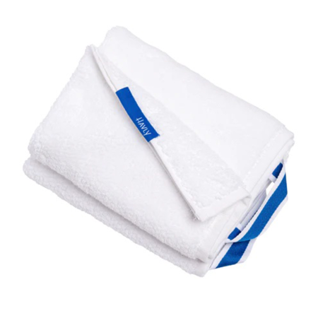  blue hand towel