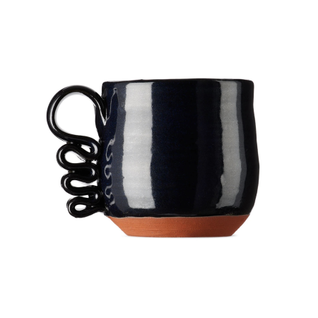  black coffee mug