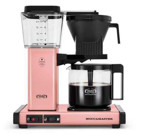  pink coffee machine