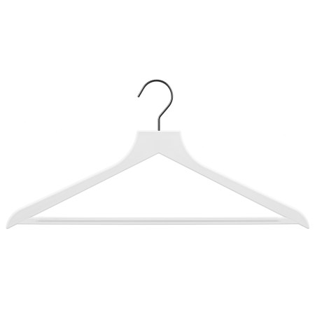  Everyday Hangers in Matte White/Black