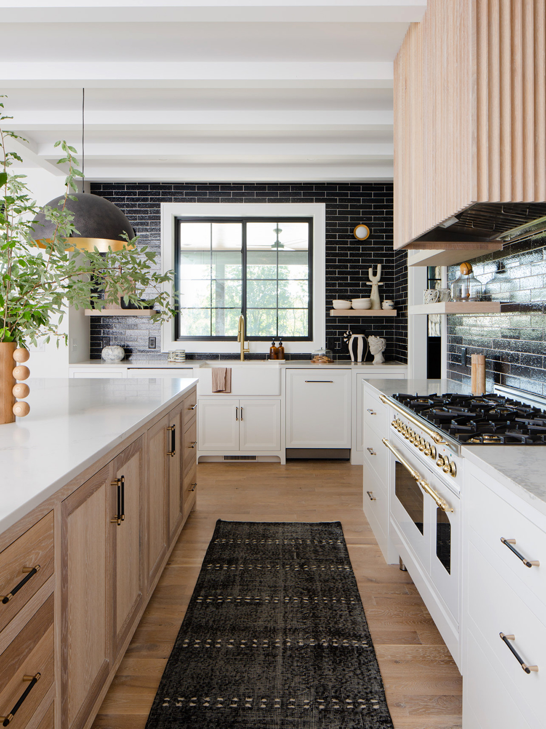 wood kitchen island