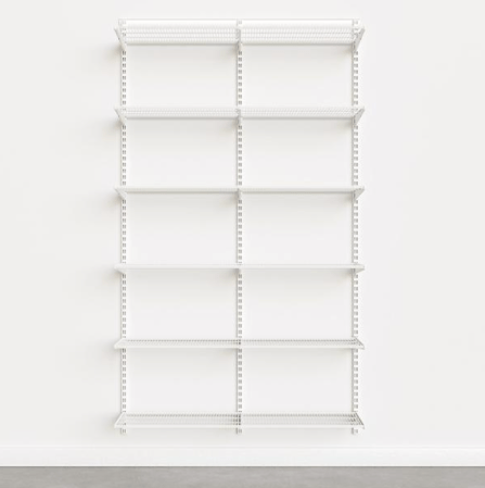  white shelving