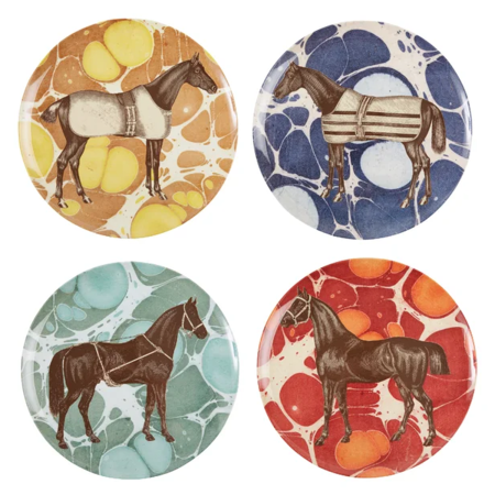  EQUUS DINNER PLATES S/4 (Part number: TP189)