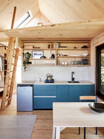 tiny house with mezzanine