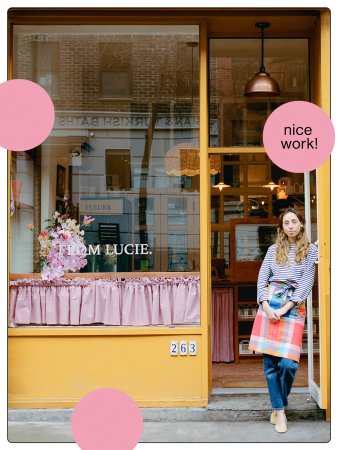 woman standing in doorway