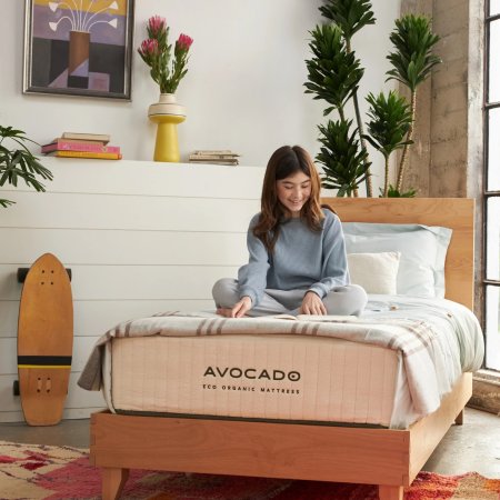  child on twin Eco Organic Mattress