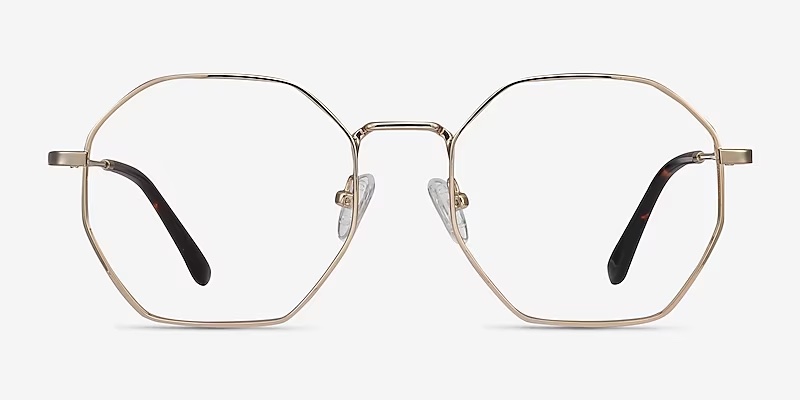  Octave glasses with gold frame