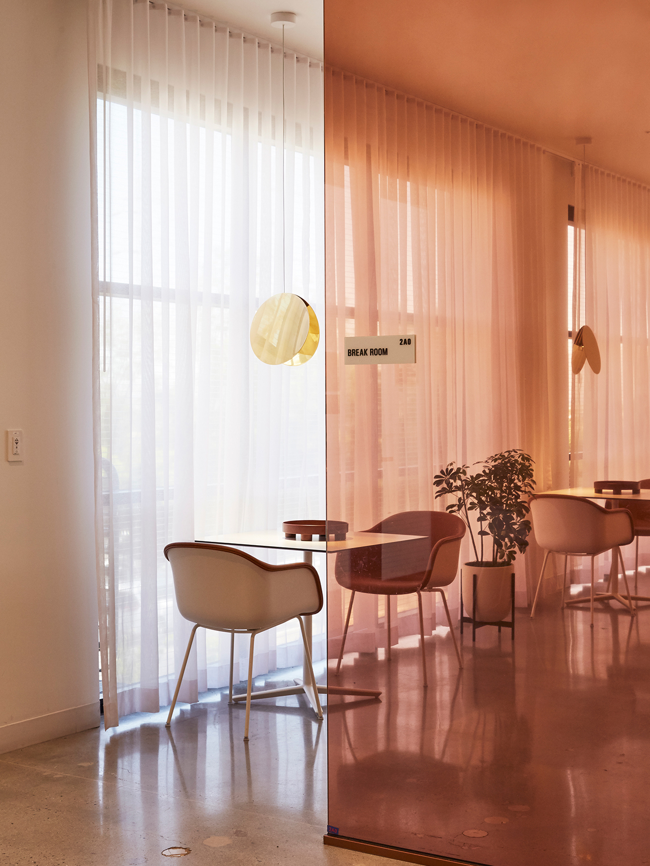 dining area in Google Design Lab