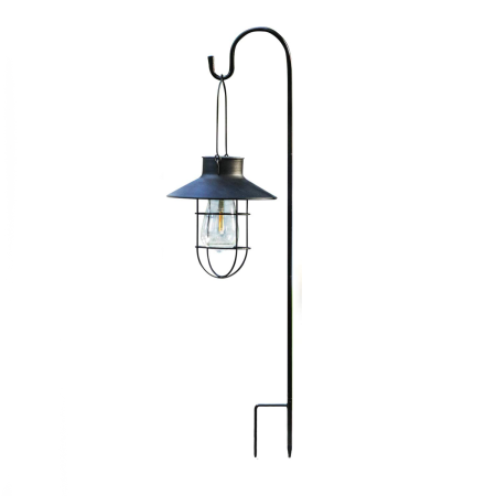  Hanging Solar Lights Lantern Lamp with Shepherd Hook