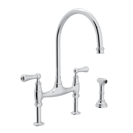  Georgian Era Bridge Kitchen Faucet