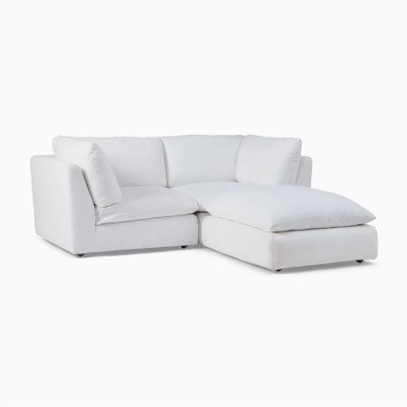  west elm hampton sofa small