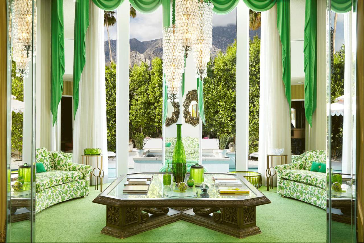 green living room