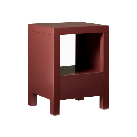  parsons nightstand_red