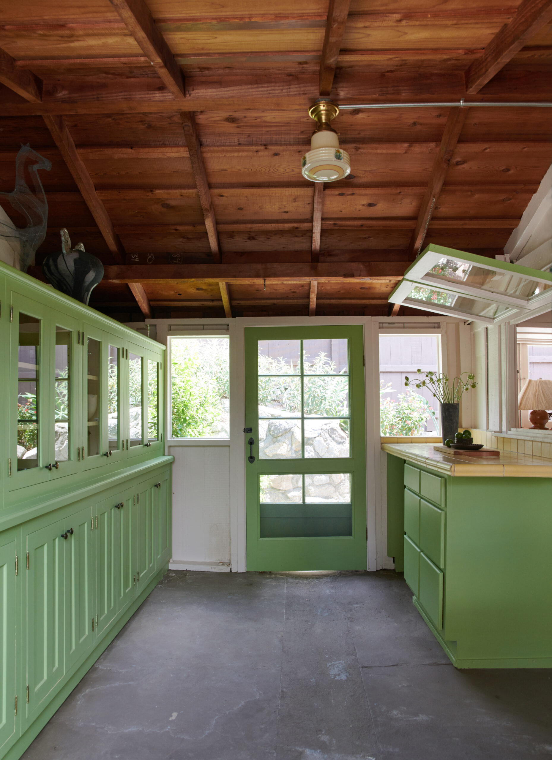 green kitchen