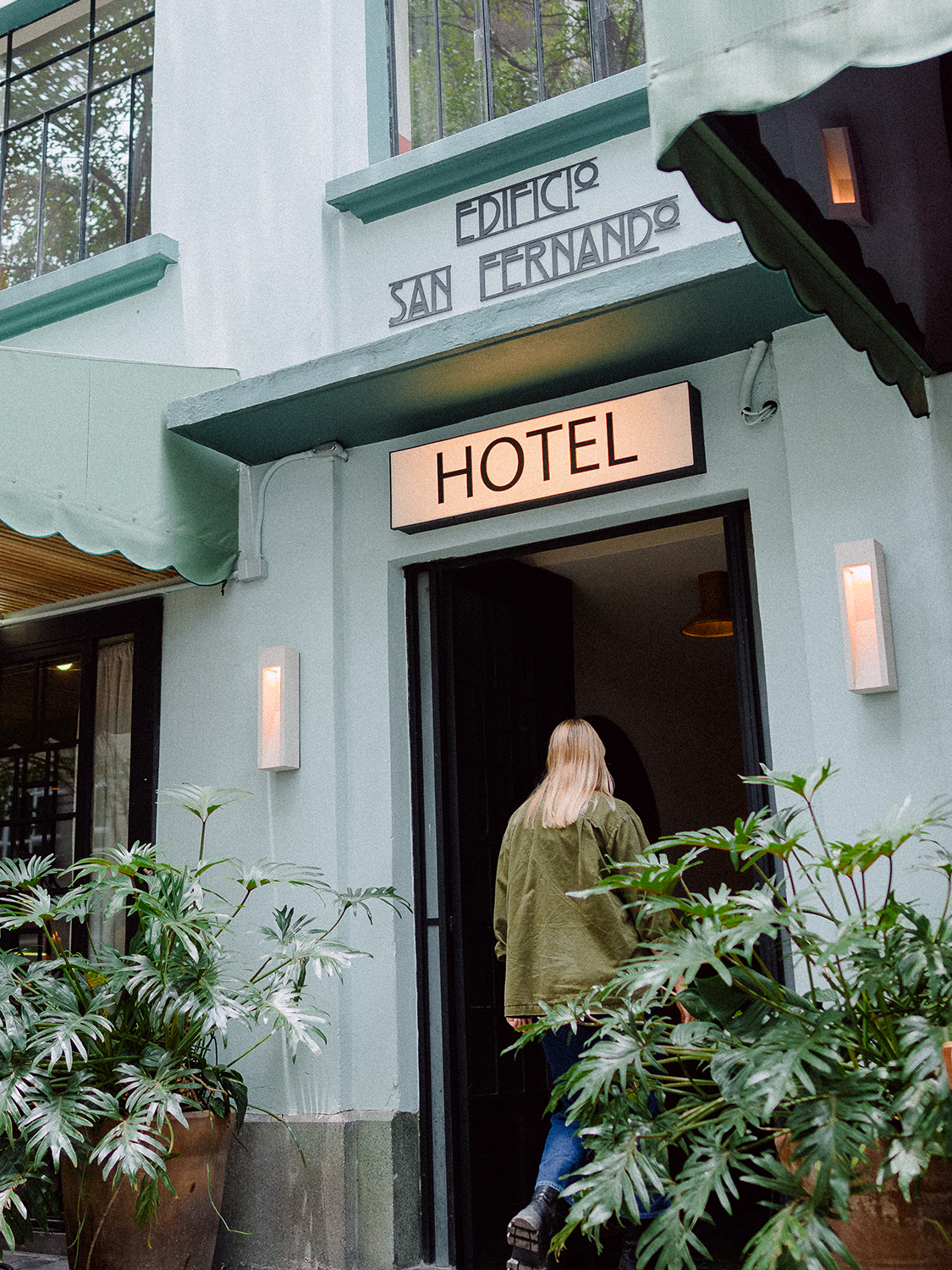 Mint exterior of the San Fernando Hotel