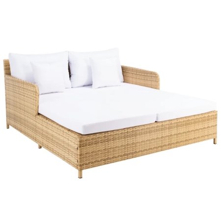  two-person wicker daybed