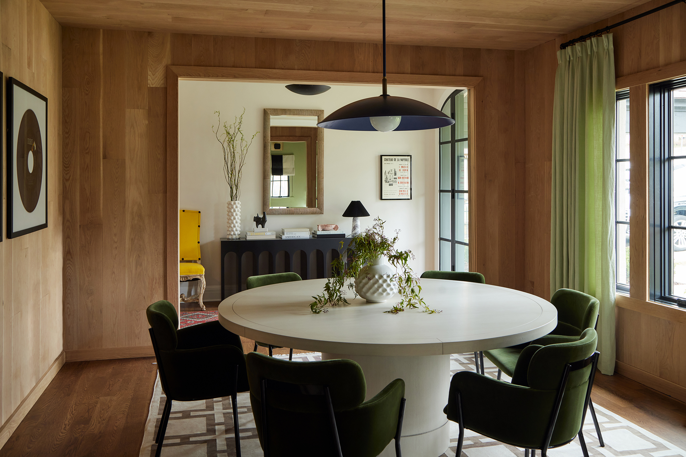 wood dining room