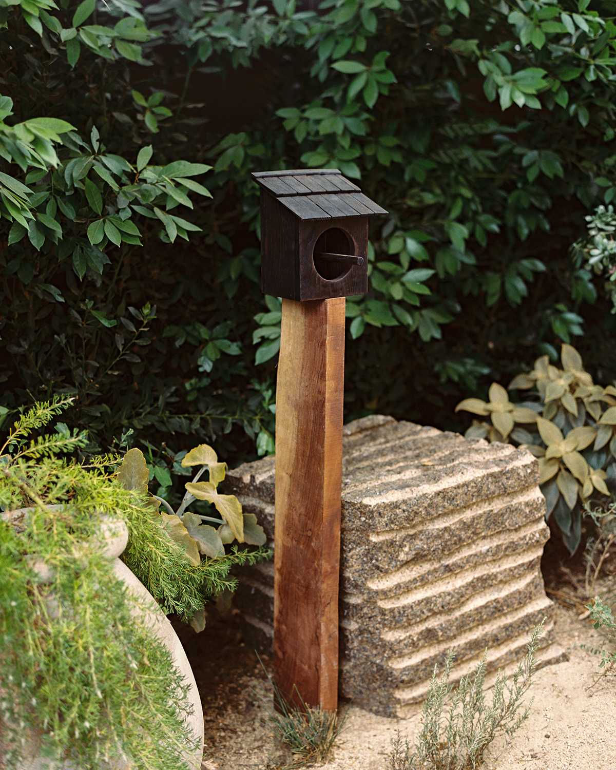 modern bird house