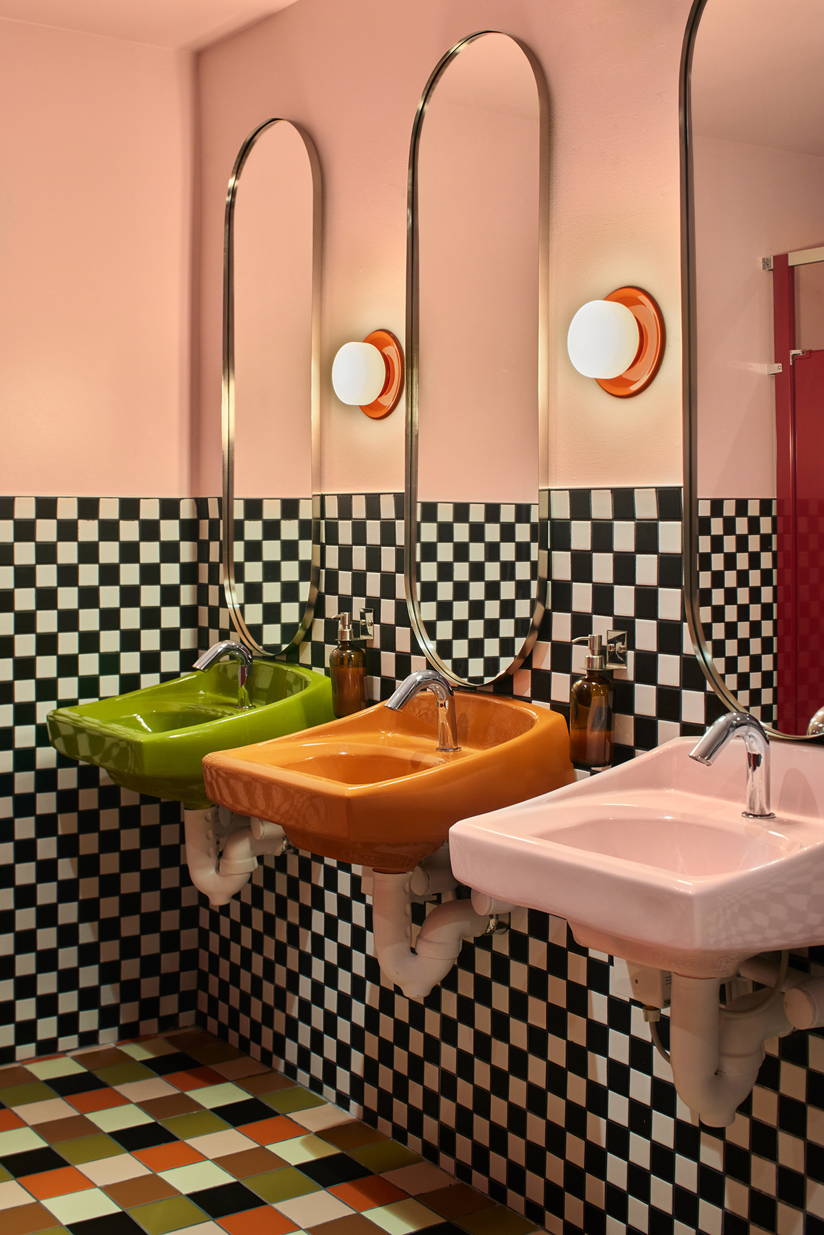 colorful sinks