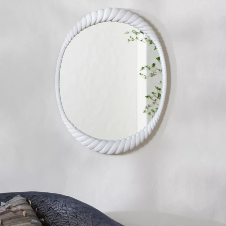  Florence Mirror in white