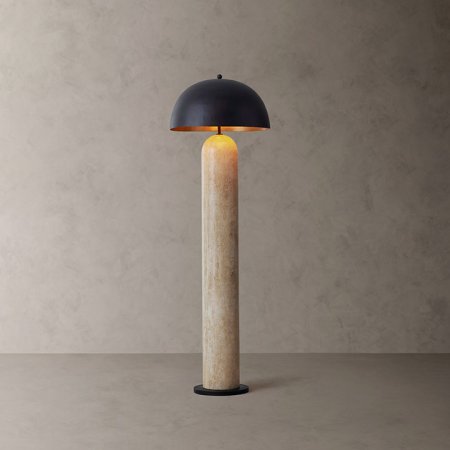  Tall marble floor lamp