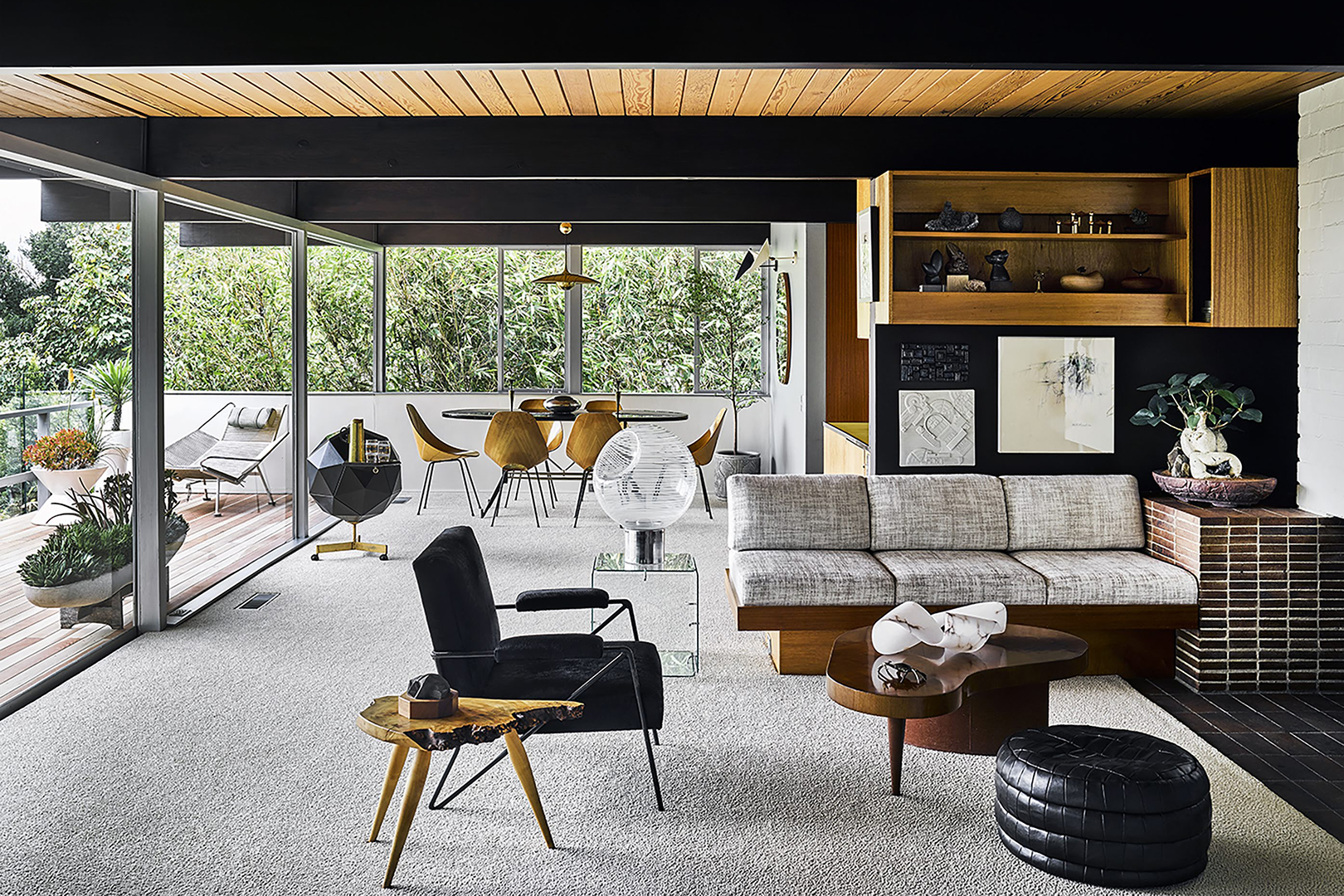 Mid Century Modern Living Rooms Without An Eames Chair In Sight