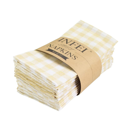  gingham napkins