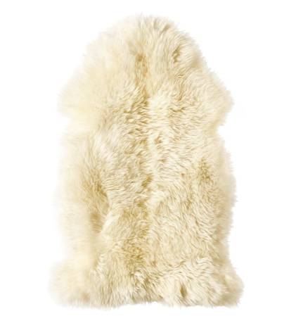  sheepskin throw