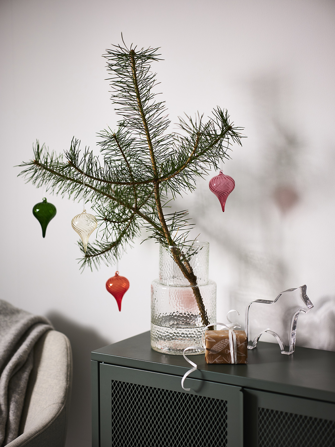 small decorated branch
