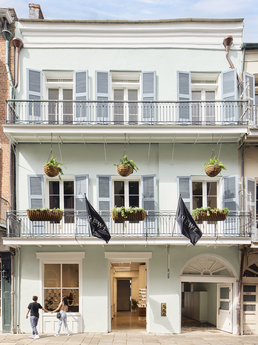 Exterior of Maison de Krewe in New Orleans