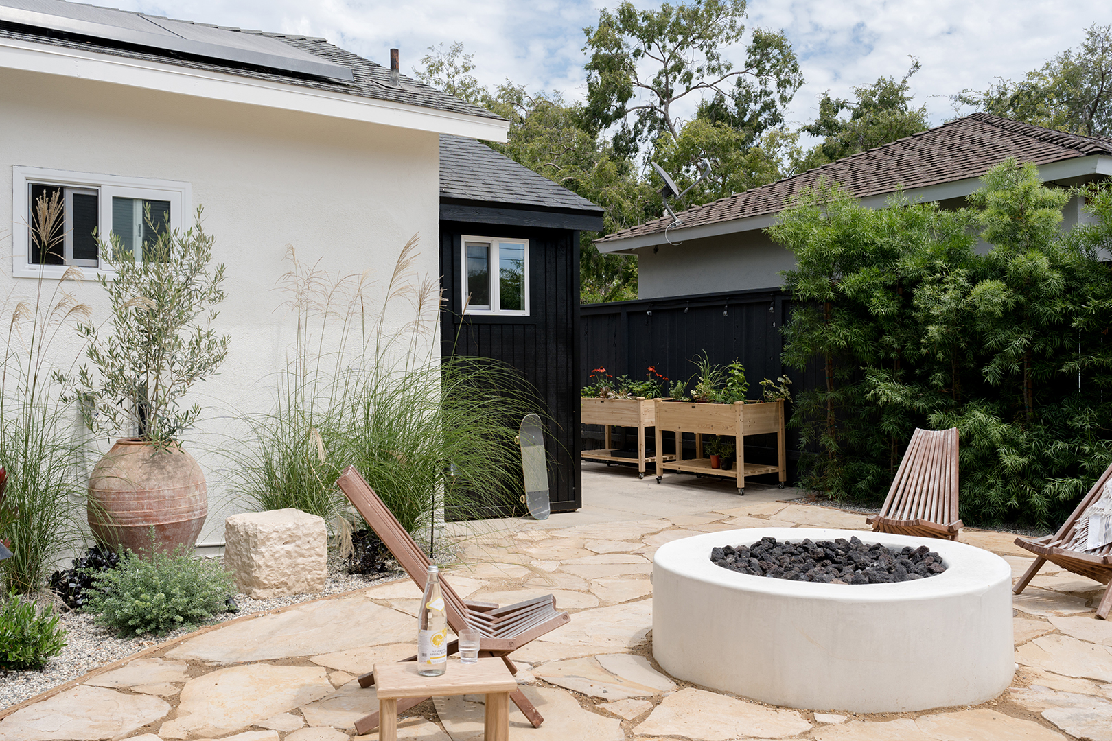 flagstone patio