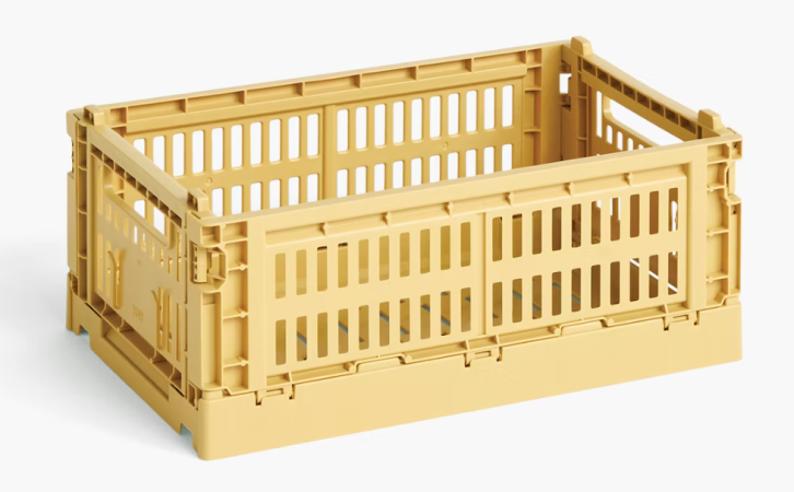  HAY crate in yellow