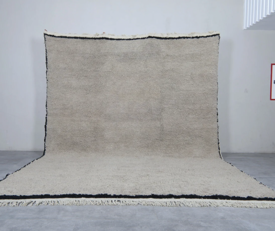  large soft beige rug