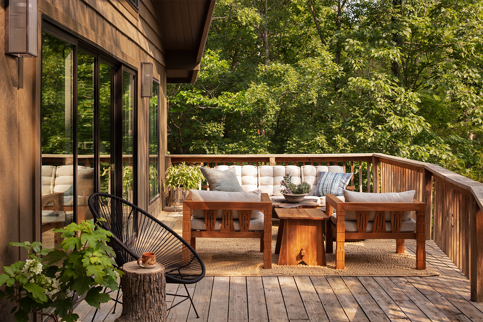 cabin patio