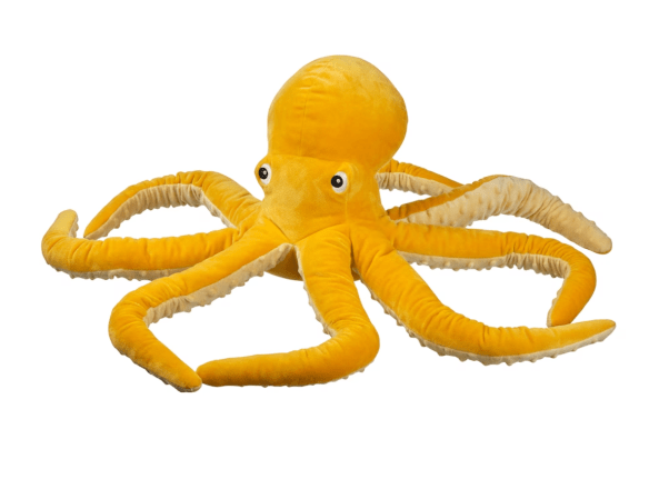  Yellow octopus toy