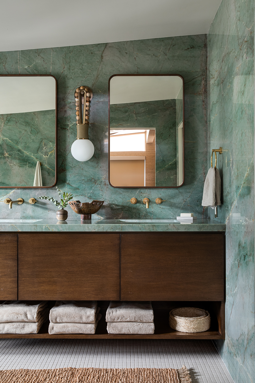 green onyx bathroom