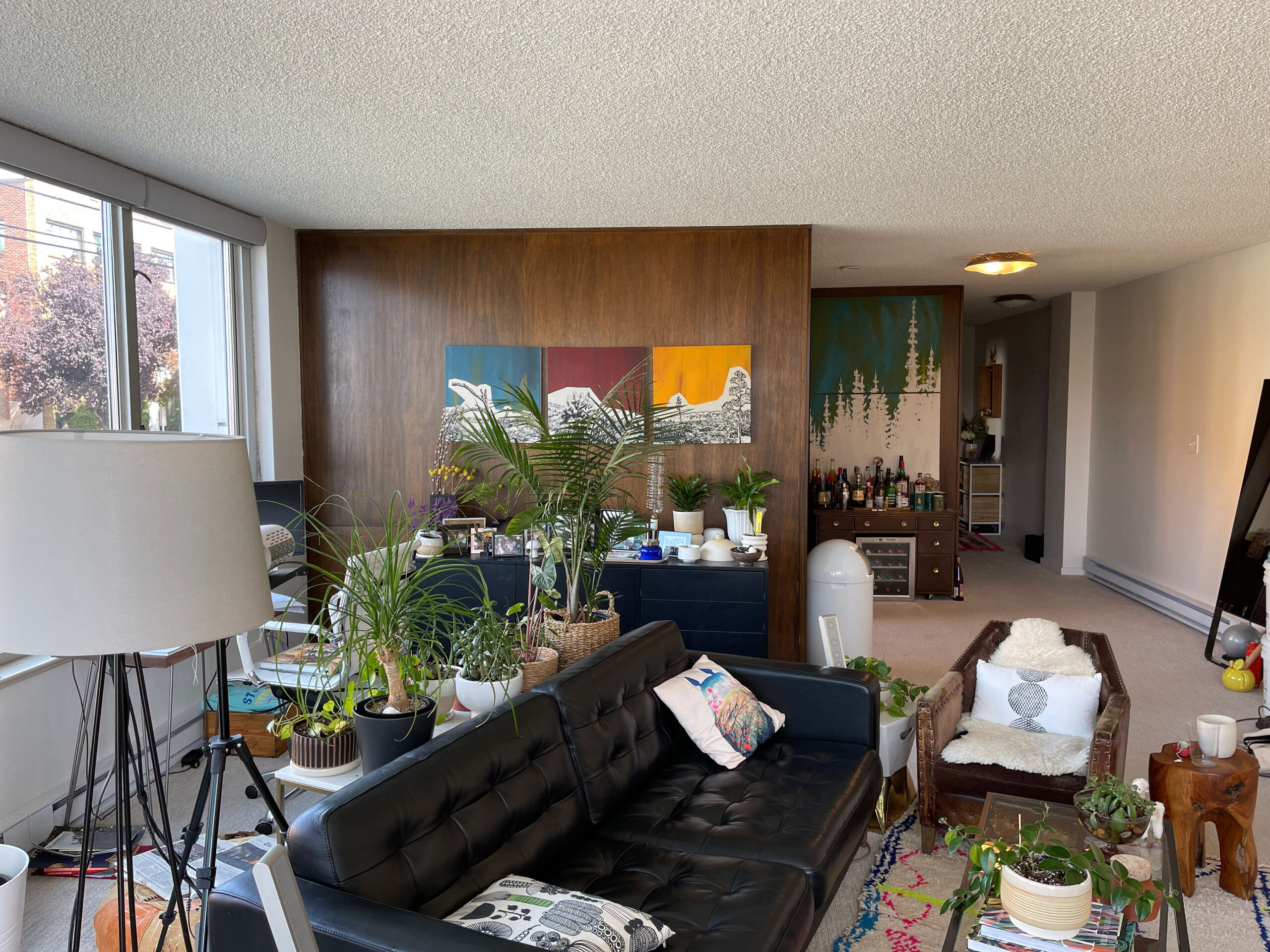 small mid century apartment